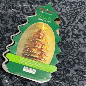 Vintage Nordic Ware Christmas Tree Baking Pan USA Made Never Used Xmas Retro